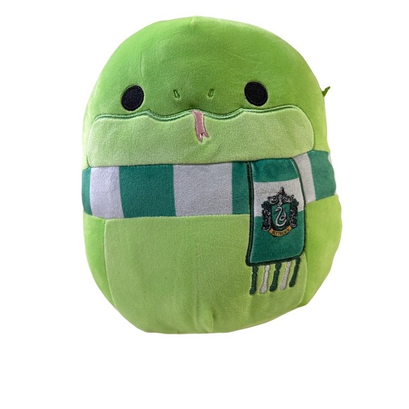 Squishmallow‎ Kellytoy Plush Harry Potter Slytherin Snake 10" New - Picture 1 of 3
